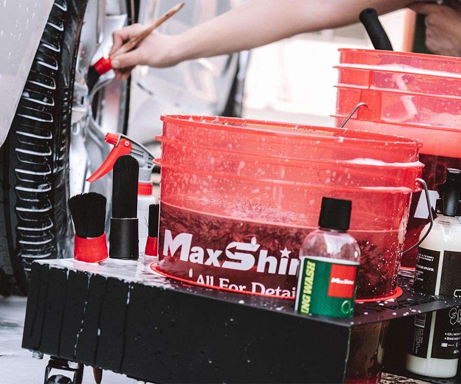 Maxshine Metal Bucket Dolly-Black
