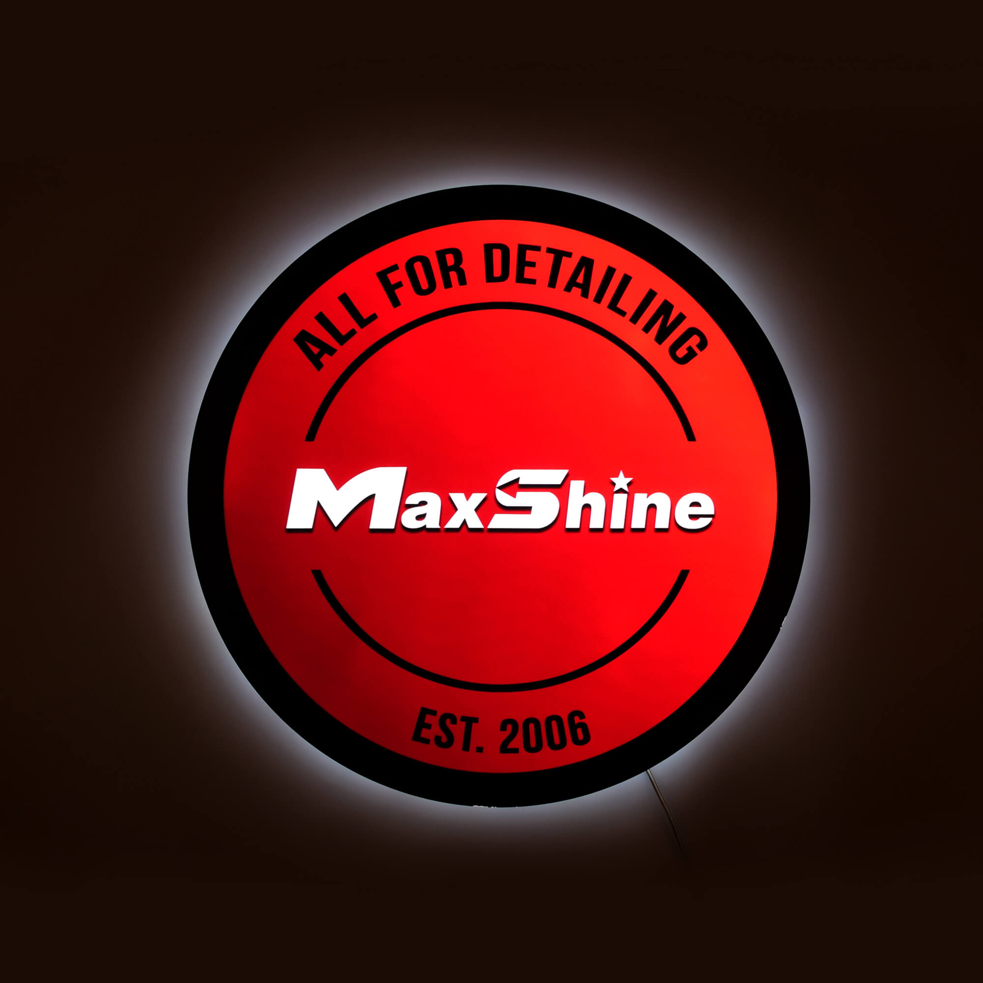 Maxshine LED LOGO Garage Sign - Maxshine Car Care-Polishers, Towels,  Brushes, Deatailing Products